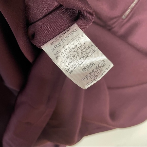 Helmut Lang | Purple Silk Dress - Picture 9 of 11